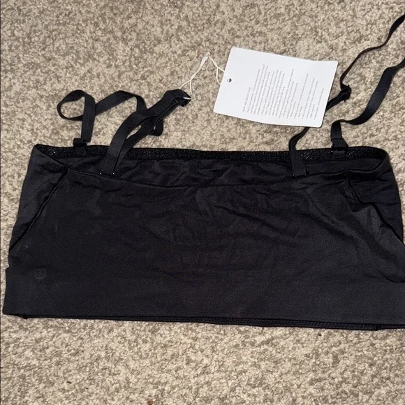 Black Women's Wundermost Bandeau Bralette Top - Picture 2 of 3